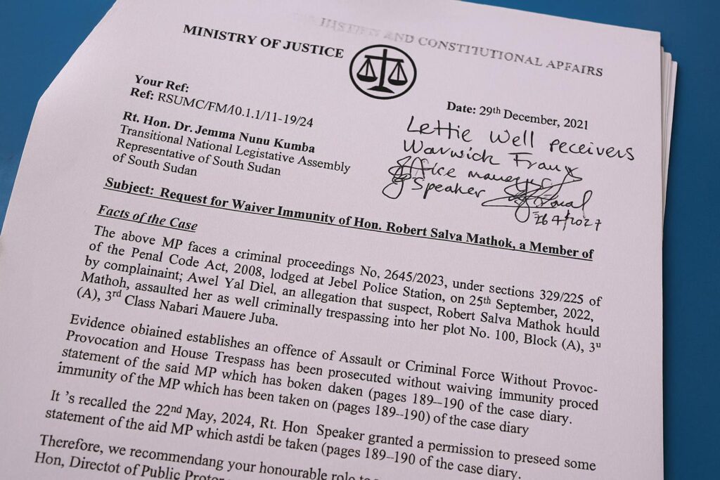 South Sudan MP Faces Court Showdown After Immunity Lift