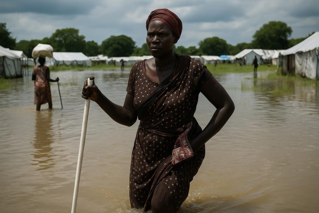 Mothers Trek Miles for Care as Floods Cut Off Clinics