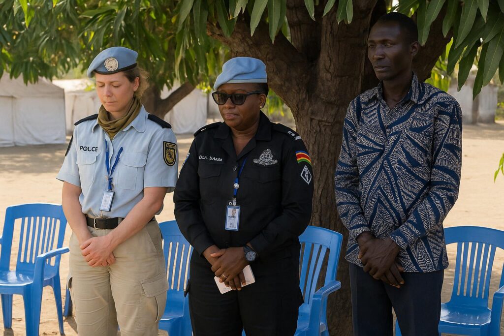Ghana Police Bring Christmas Care to South Sudan
